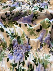 Floral Smocked Peplum Top