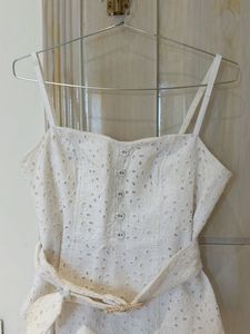 Chic White Broderie Anglaise Top