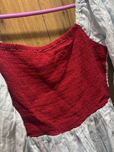 Tiered Ruffle Sleeve Dress