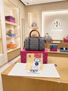 Tory Burch Monogram Duffle Bag- BLUE