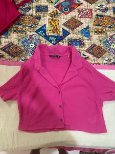 Pink Crop Top