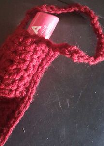 Handmade Crochet lipbalm holder charm