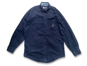 Chaps X Ralph Lauren Dark Blue Button-Up Shirt