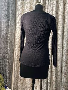 Black Long Sleeve Top
