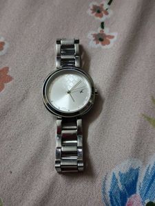 Fastrack Analog Silver Watch