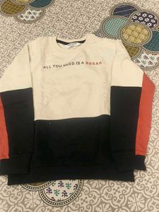 Stylish Color Block Sweatshirt