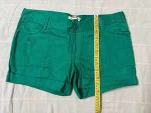 St John's Bay Bottle Green Shorts