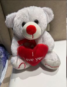 Teddy Bear with "I Love You" Heart