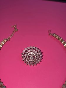 Sparkling Crystal Tennis Necklace