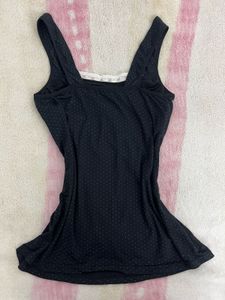 coquette Polka Dot Cami Top🩶🎀