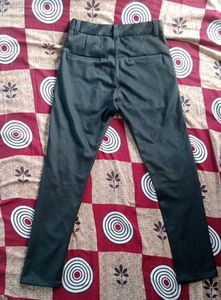 Men's Black Slim Fit Trousers
