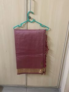 Elegant Maroon Saree with blouse