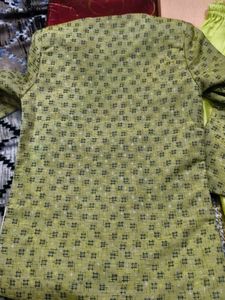 Aarambh Boys Ethnic Wear Set (5-6 Years) - Lime &amp;