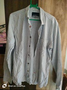 Men's Striped Button-Down Shirt