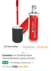 Chambor Liquid Lipstick Shade 437