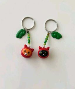 🍒2× Cherry Cat Charms