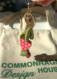 Cute Fruit &amp; Flower Charm Keychain