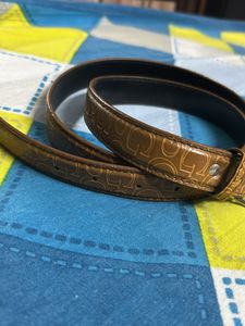 Yellow Brown Pretty Leather Belt For Women And Men