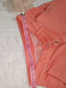 Salmon Skinny Jeans