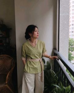 Cheongsam Wrap Top (Chinese o japanese)