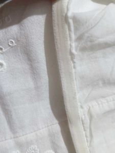 Chic White Broderie Anglaise Corset Top