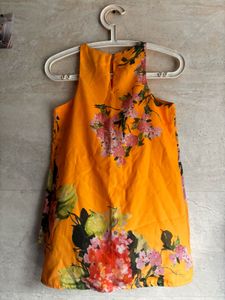 Floral Print Sleeveless Top