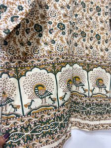 Boho Peacock Print Kurta