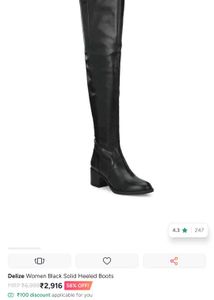 Chic Black Over-the-Knee Heeled Boots