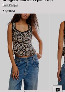 Free people corset top… Bust - 32/34