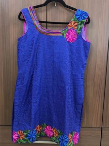 New Blue &amp; Pink Kurta Set