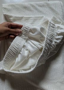 Chic White Leg Pants