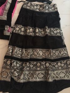 Silver &amp; Black Lehenga for Sale ✨