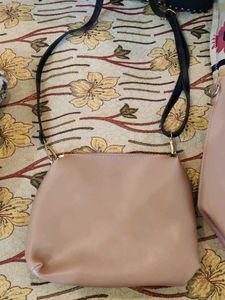 Blush Pink Crossbody Bag Set