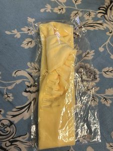 Bobbi Brown Yellow Plush Twisted Headband