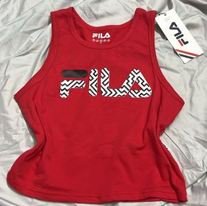 Brand New Fila Tank Crop Top🍎