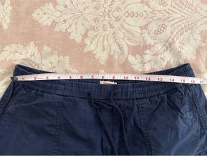 Navy Blue Casual Chino Pants