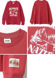 Vintage JeepSpirit Camping Logo Longsleeve TShirt