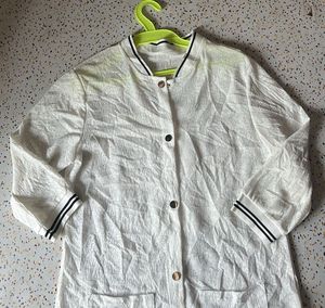 Elegant Button-Down Long Coat