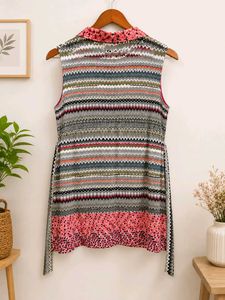 Printed Sleeveless Top