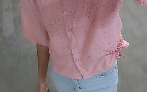 pinteresty crop Button-Up Shirt