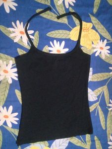 Basic Black Spaghetti Strap Top