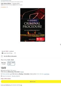⚖️ Kelkar's Criminal Procedure (Pillai) CRPC