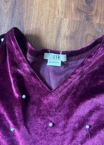 AND brand 9-10yrs velvet frock