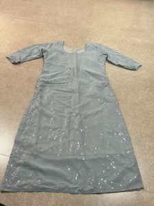 Powder Blue Sequin Kurta