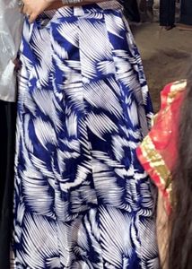 🦋Stylish Blue &amp; White Lehenga Set