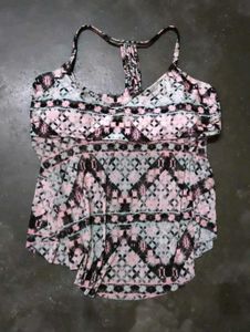 Boho Print Racerback Tank Top