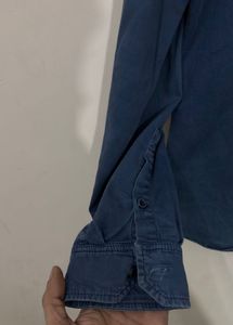 Blue Button-Down Shirt