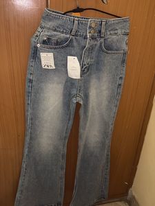 High Waisted Bell Bottom Jeans