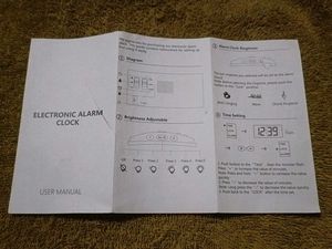 Electronic Alarm Clock - New in Box