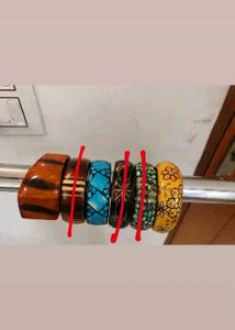 ✨ wooden bangles Y2K Fairycore Statement